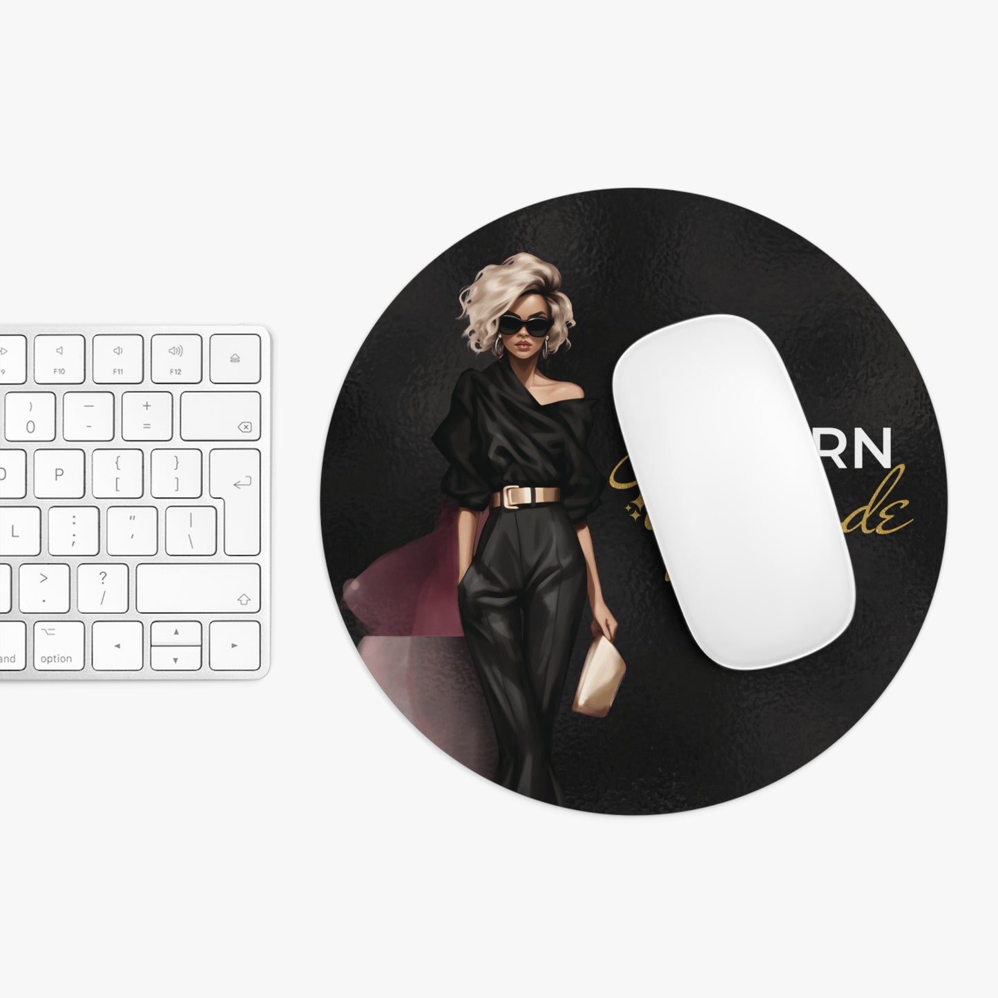 Live Learn Upgrade BLK Gold Mouse Pad