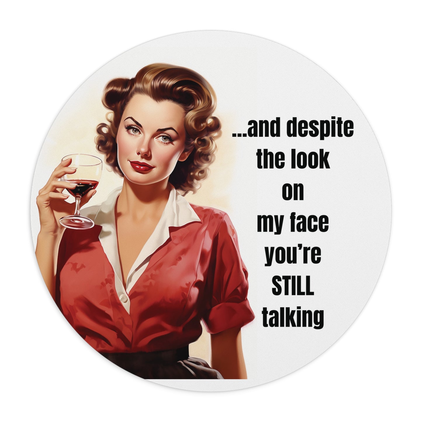 Sarcastic Mouse Pad, Funny Office Desk Decor, Gifts for Coworkers, Mouse Mat, Desk Accessories
