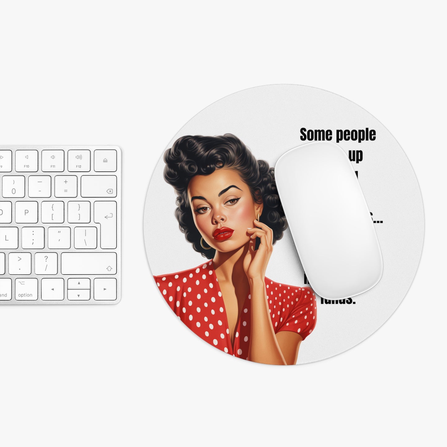 Mouse Pad, Funny Office Desk Mat - Feeling Like Insufficient Funds Humor, Sarcastic, Coworker Gift, Work From Home, Office Decor, Computer