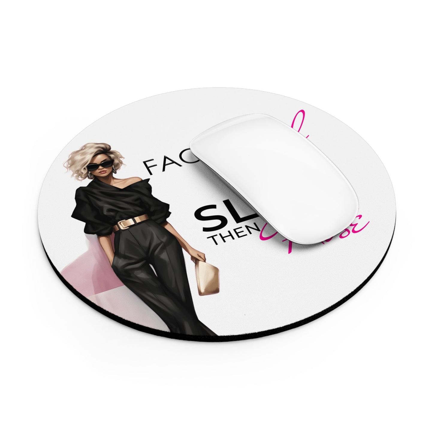 FIG Rosé White Mouse Pad