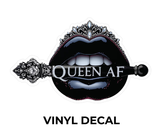 Queen AF Vinyl Decal