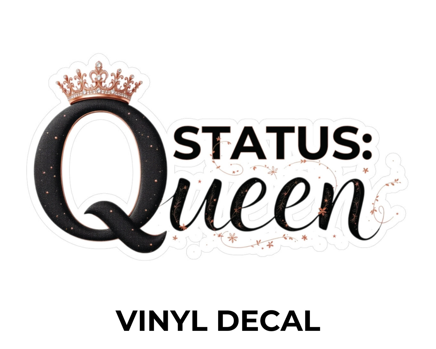 Status: Queen Vinyl Decal