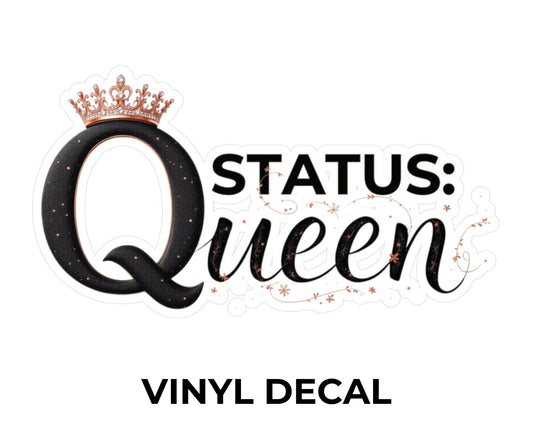 Status: Queen Vinyl Decal