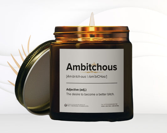 Ambitchous Aromatherapy Candle – Hustle Harder, Smell Better