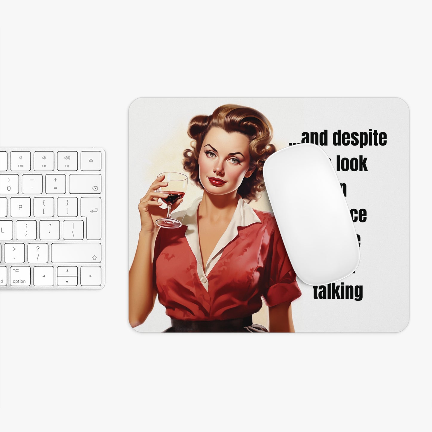 Sarcastic Mouse Pad, Funny Office Desk Decor, Gifts for Coworkers, Mouse Mat, Desk Accessories