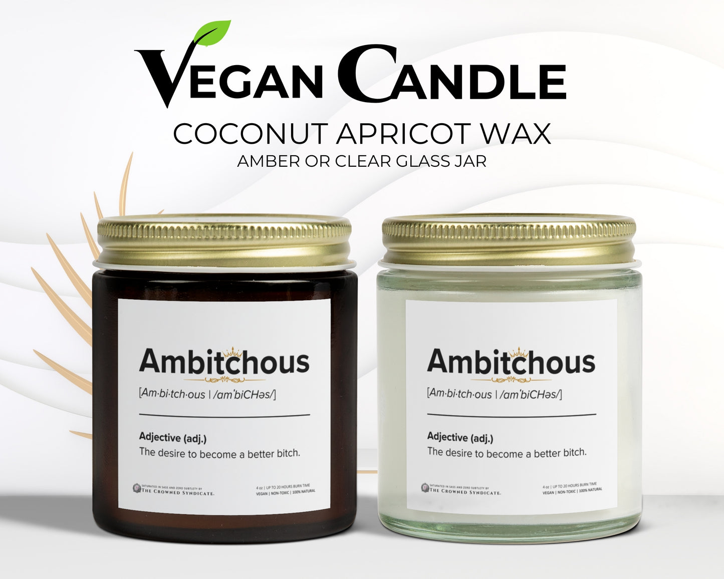 Ambitchous Aromatherapy Candle – Hustle Harder, Smell Better