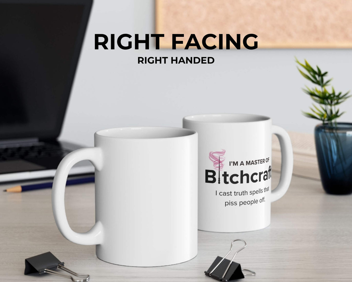 Master of Bitchcraft Mug – Brewing Truth, One Sip at a Time