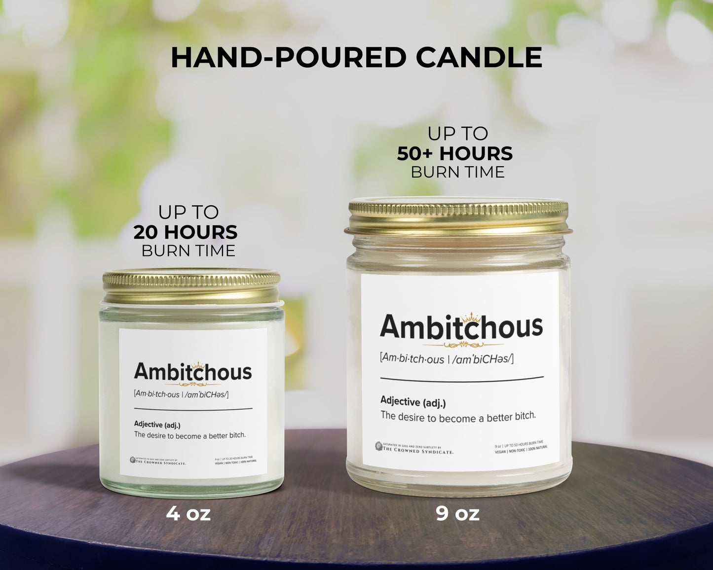 Ambitchous Aromatherapy Candle – Hustle Harder, Smell Better