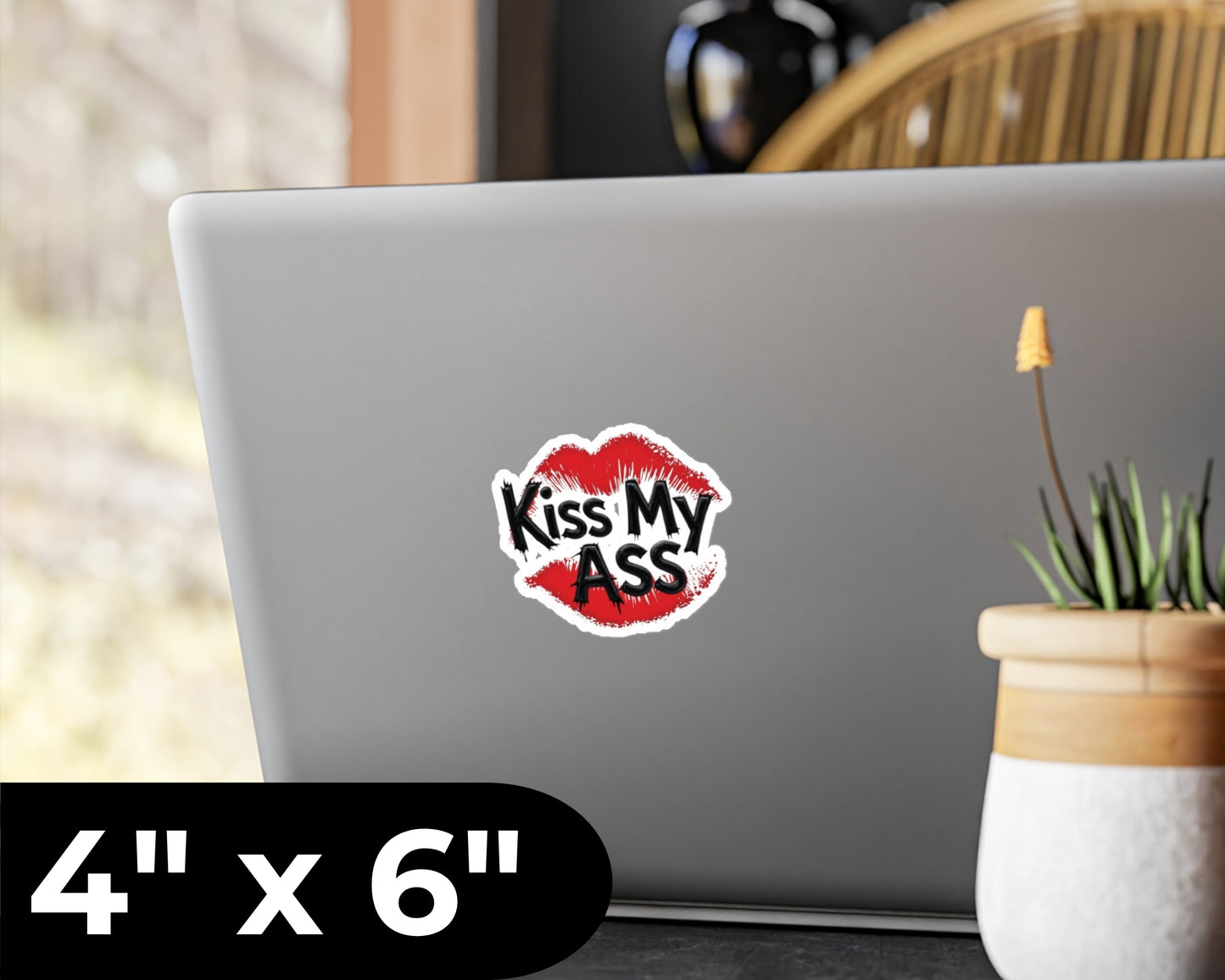 Kiss My Ass Vinyl Decal