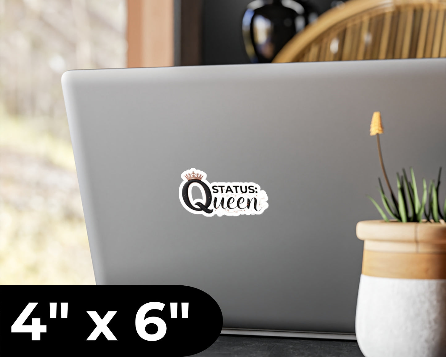 Status: Queen Vinyl Decal