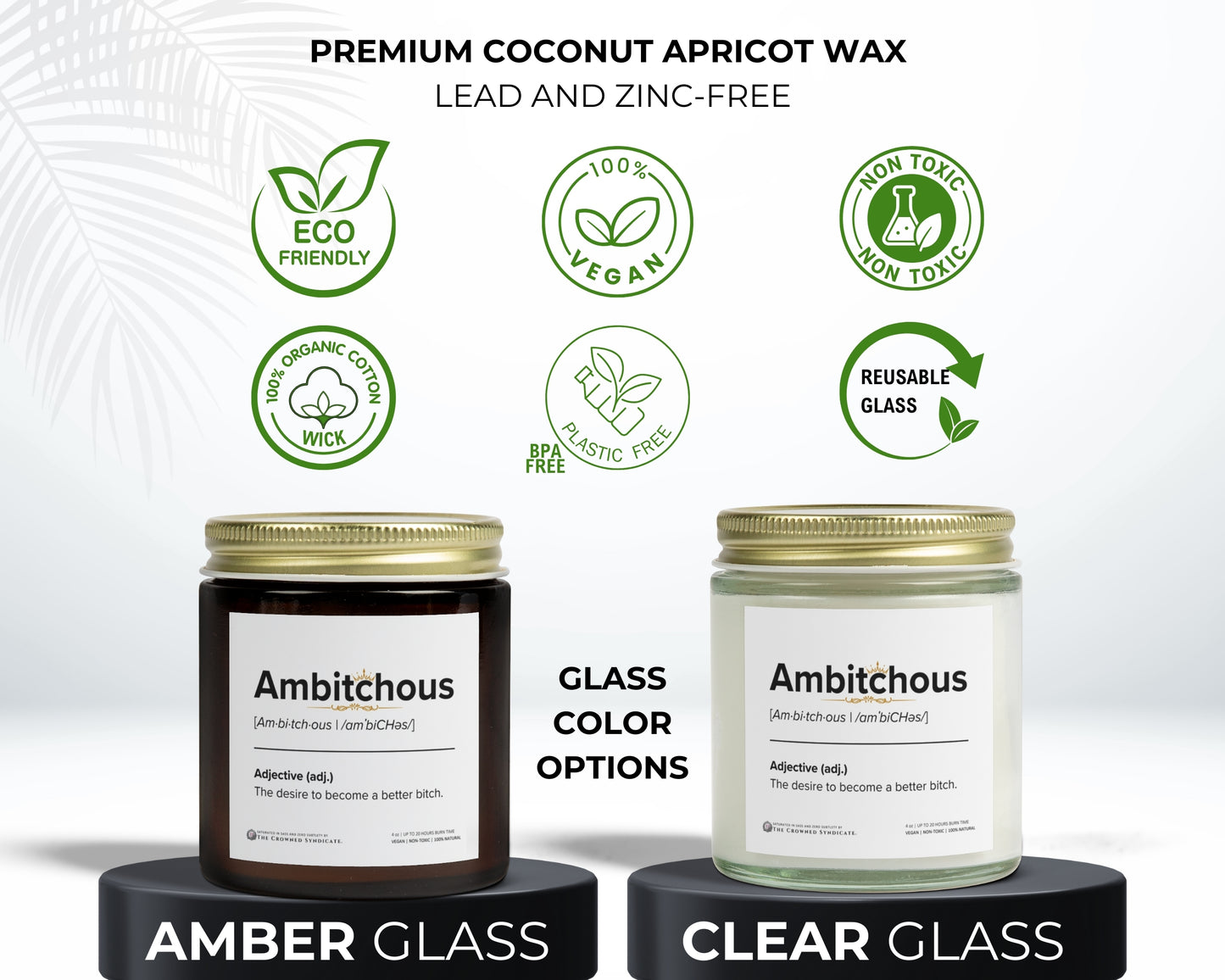 Ambitchous Aromatherapy Candle – Hustle Harder, Smell Better