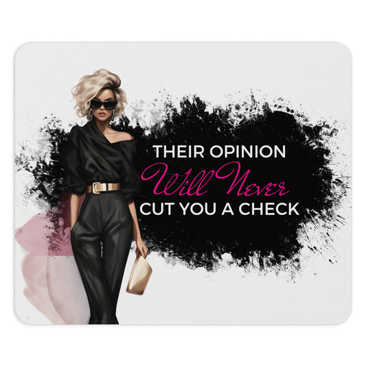 Mouse Pad, Unique Quote Design, Office Desk Decor, Inspirational Gift, Coworker Present, Computer Mouse Mat