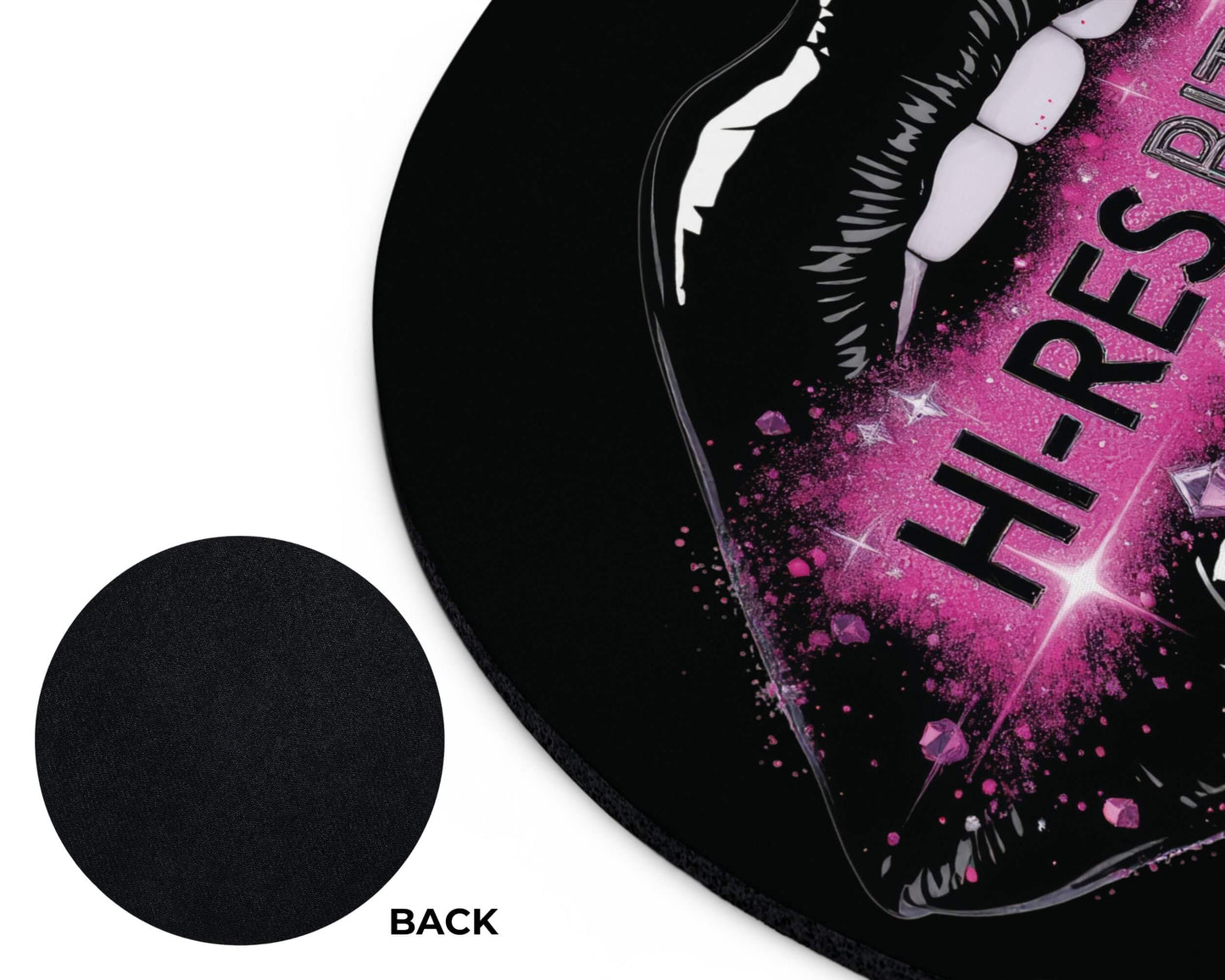 Hi-Res Bitch Mouse Pad – Bold Lips, Sharper Clicks