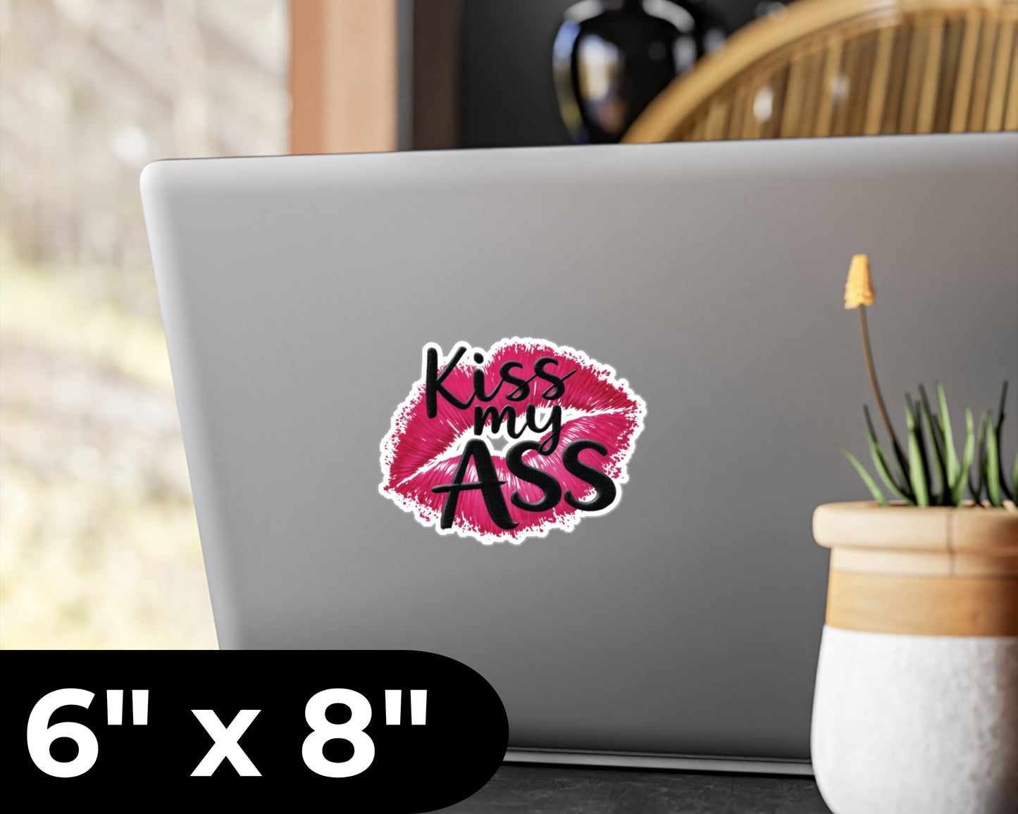 Kiss My Ass Vinyl Decal