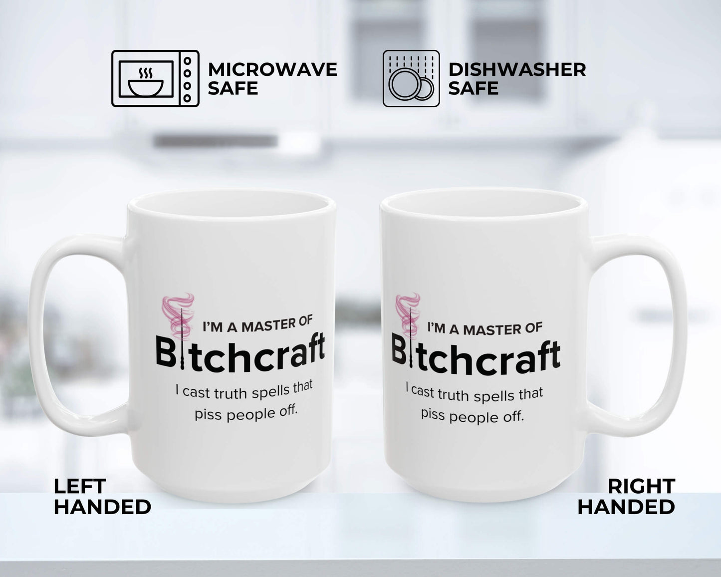 Master of Bitchcraft Mug – Brewing Truth, One Sip at a Time