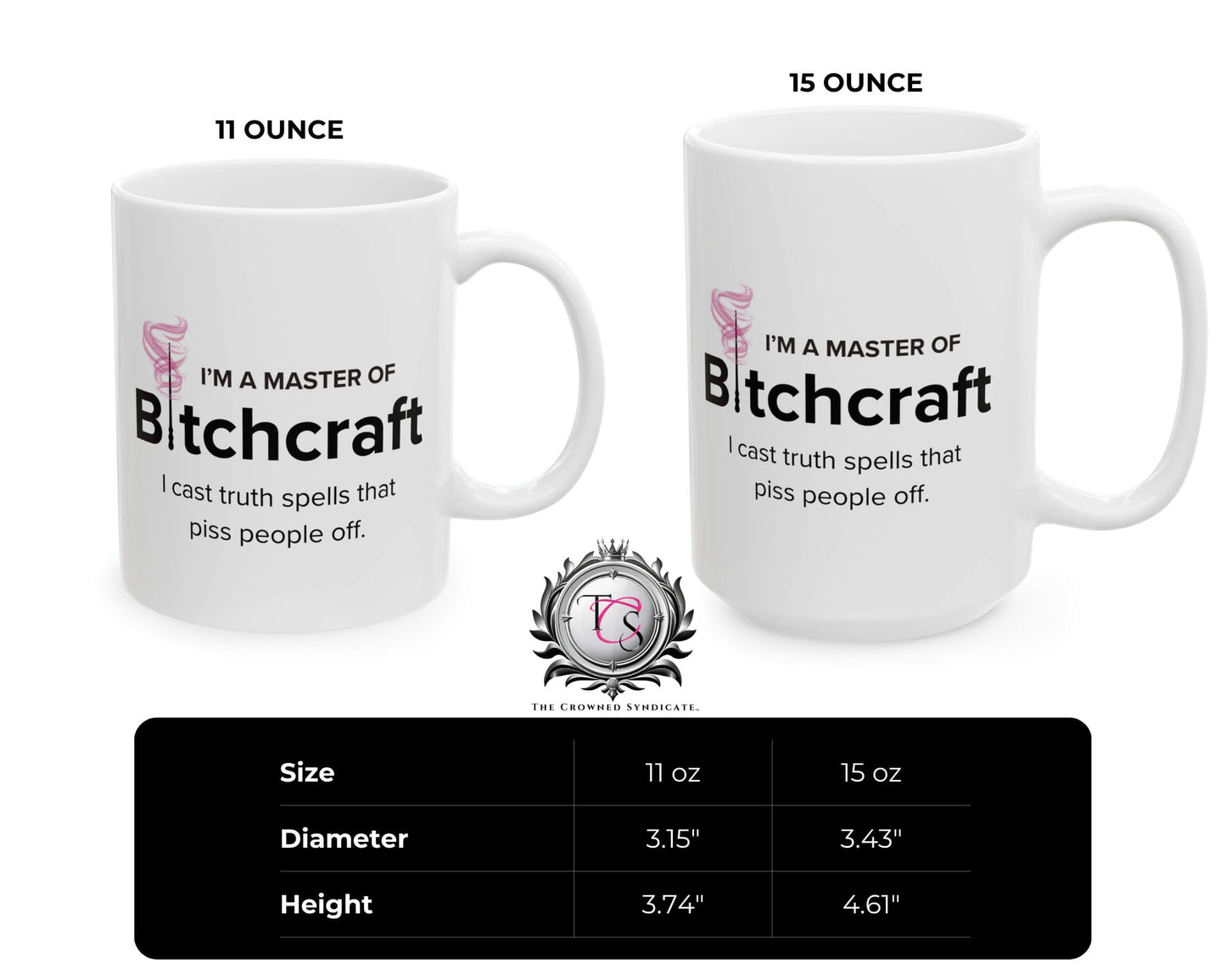 Master of Bitchcraft Mug – Brewing Truth, One Sip at a Time