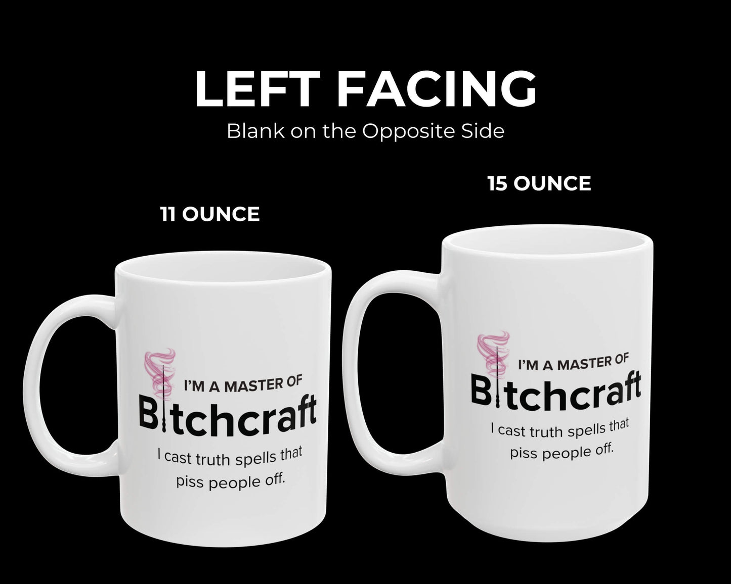 Master of Bitchcraft Mug – Brewing Truth, One Sip at a Time