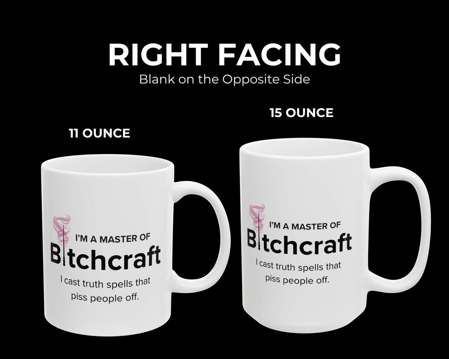 Master of Bitchcraft Mug – Brewing Truth, One Sip at a Time