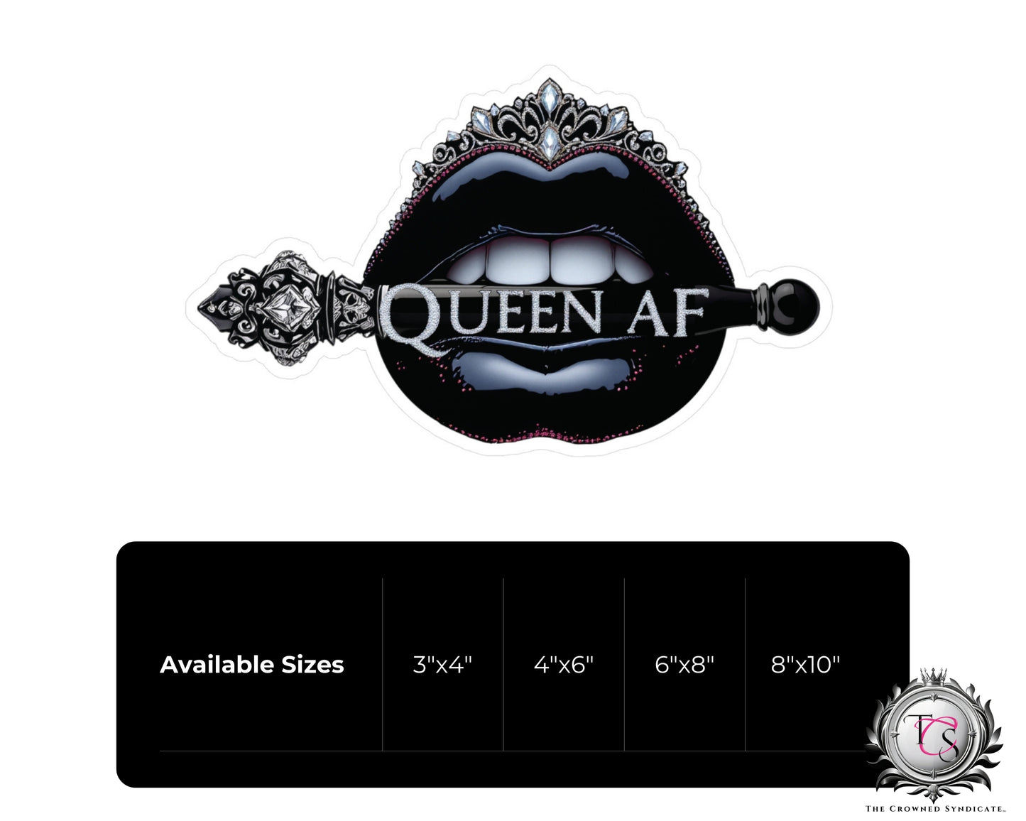 Queen AF Vinyl Decal