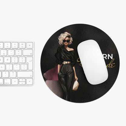 Live Learn Upgrade BLK Gold Mouse Pad