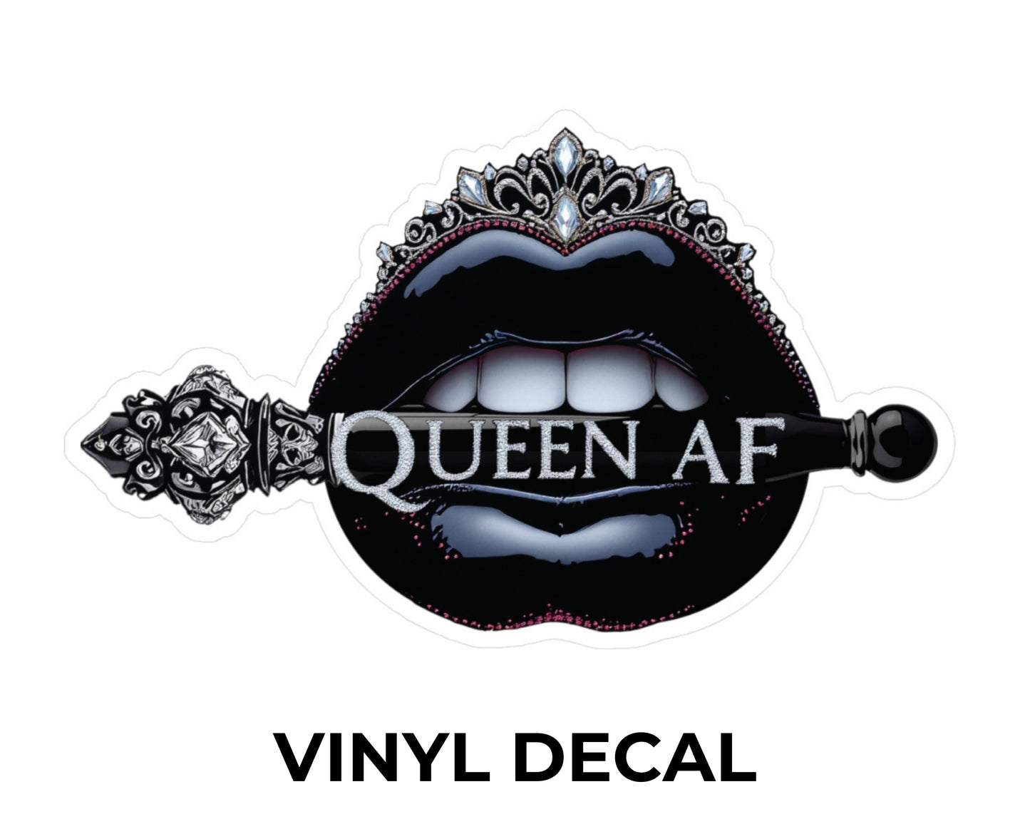 Queen AF Vinyl Decal