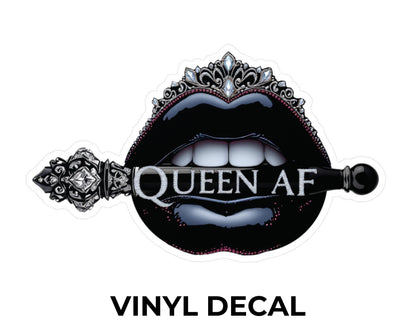 Queen AF Vinyl Decal