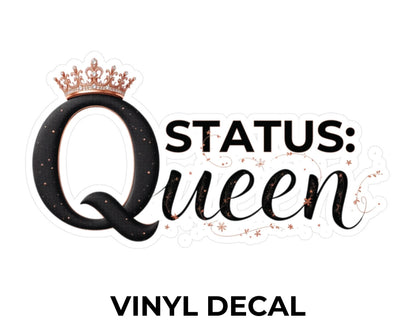 Status: Queen Vinyl Decal