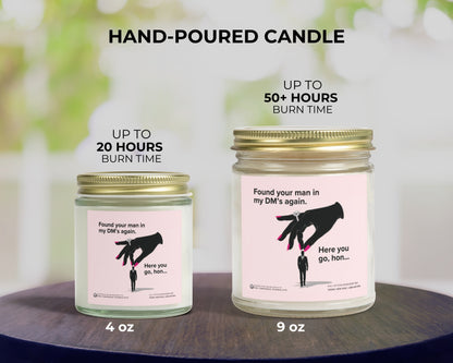 Cheeky DM’s Candle – Snatch ’Em. Light It Up.