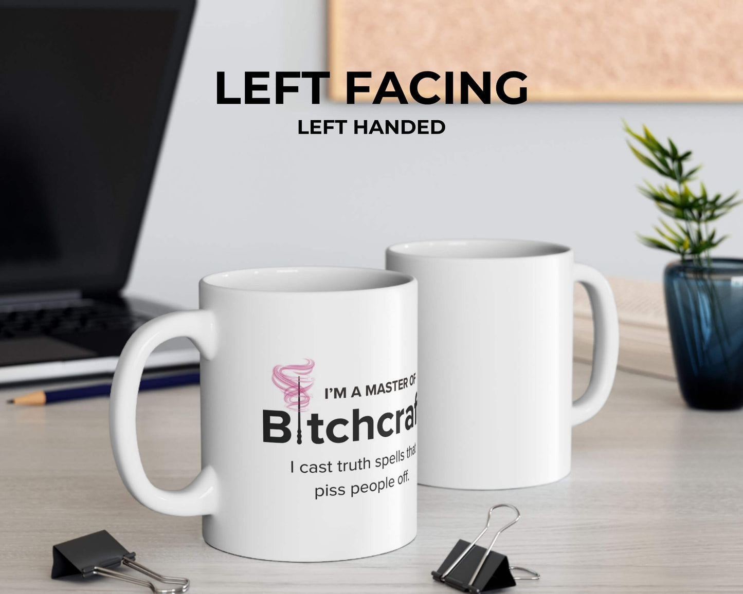 Master of Bitchcraft Mug – Brewing Truth, One Sip at a Time
