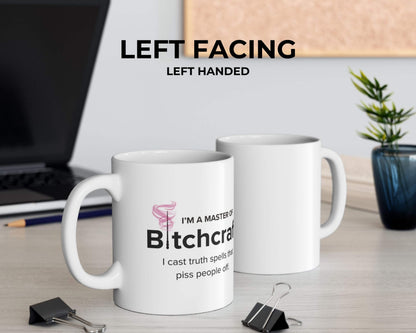 Master of Bitchcraft Mug – Brewing Truth, One Sip at a Time