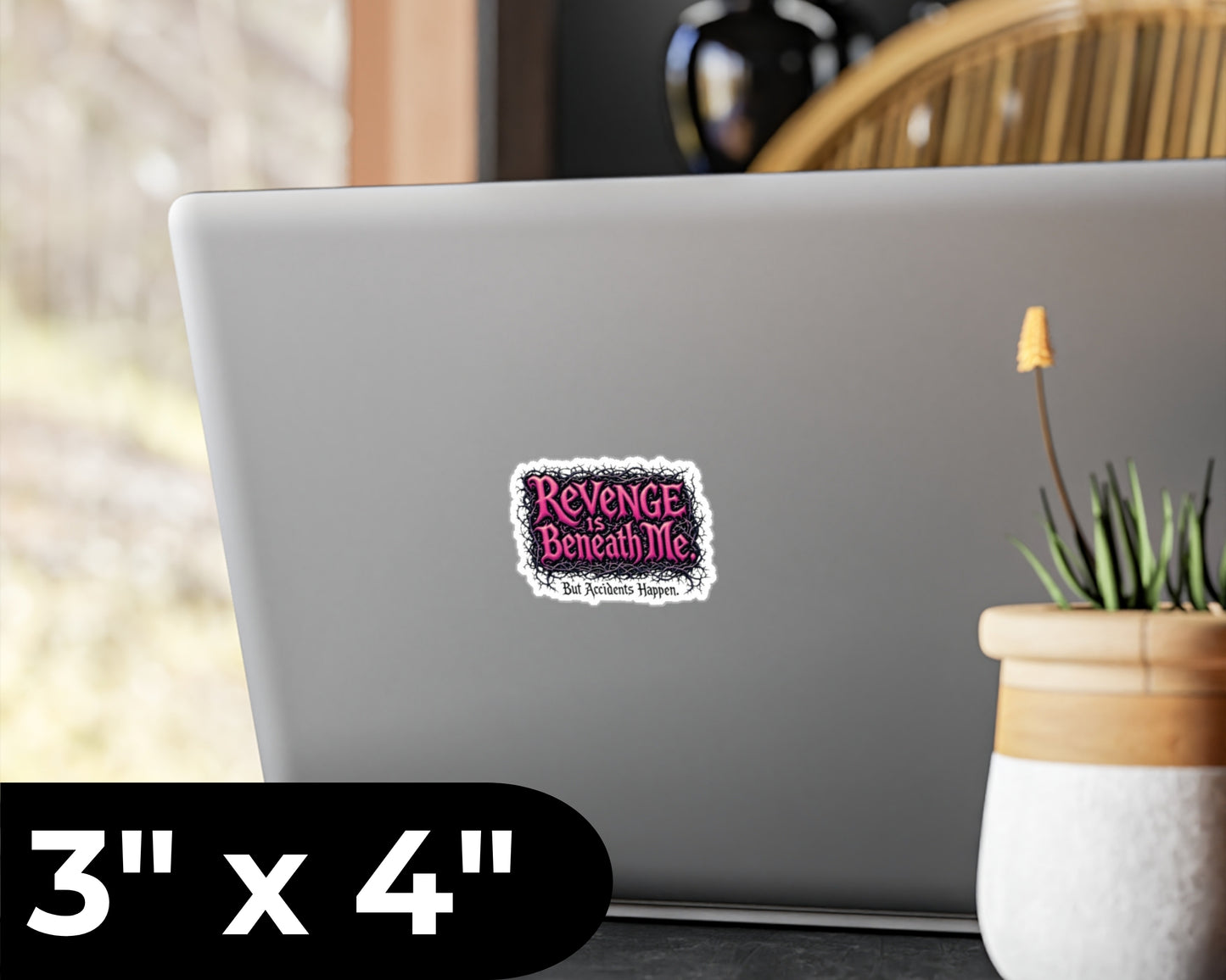 Revenge Is Beneath Me Vinyl Decal