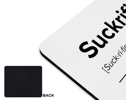 Suckrifice Mouse Pad – Signed, Sealed, Suffering