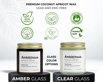 Ambitchous Aromatherapy Candle – Hustle Harder, Smell Better