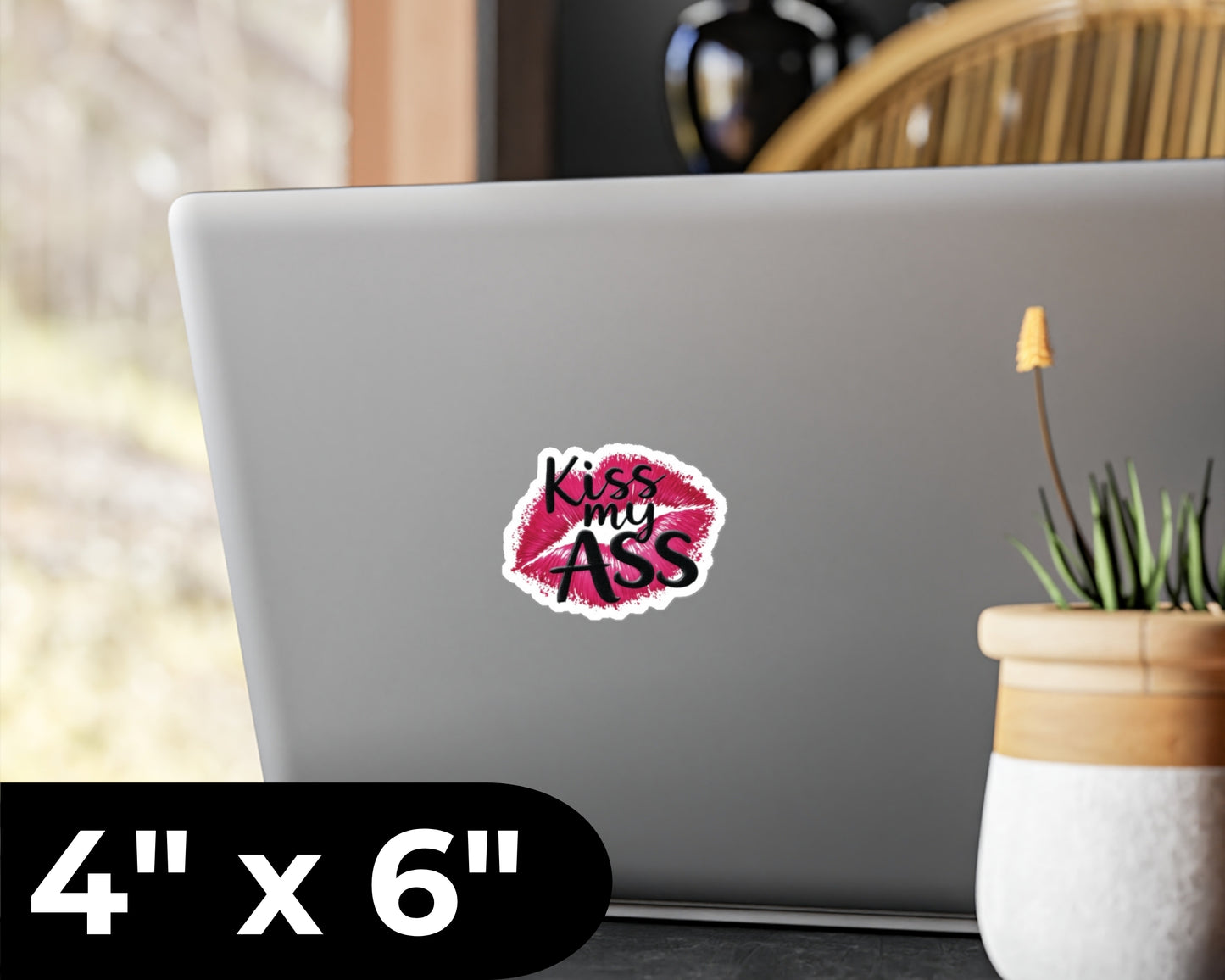 Kiss My Ass Vinyl Decal