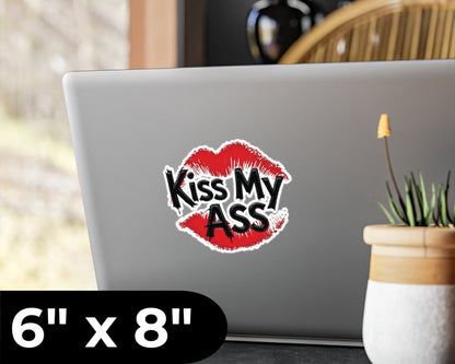 Kiss My Ass Vinyl Decal
