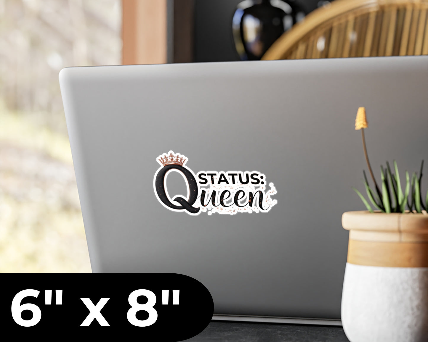 Status: Queen Vinyl Decal