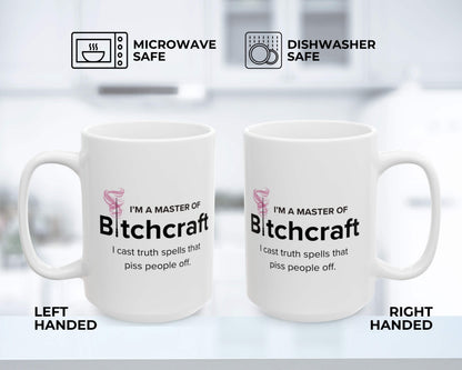 Master of Bitchcraft Mug – Brewing Truth, One Sip at a Time