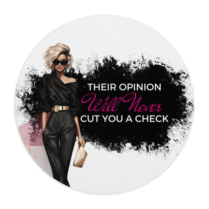 Mouse Pad, Unique Quote Design, Office Desk Decor, Inspirational Gift, Coworker Present, Computer Mouse Mat