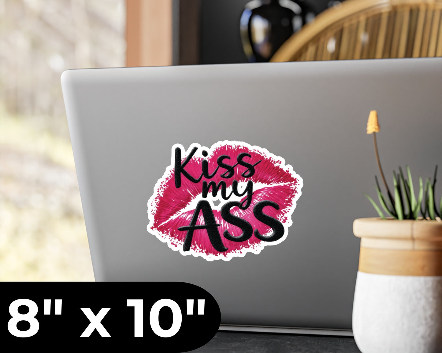 Kiss My Ass Vinyl Decal
