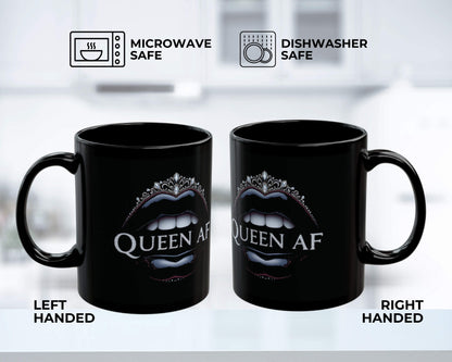 Queen AF Mug – Sip Like Royalty, Sass Like a Legend