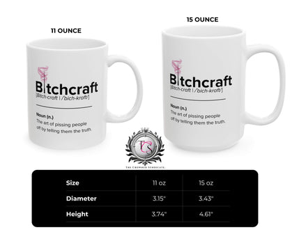 Bitchcraft Definition Mug – Truth-Teller Coffee Cup