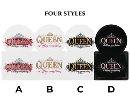 Queen of Effing Everything Mouse Pad – 4 Royal Styles