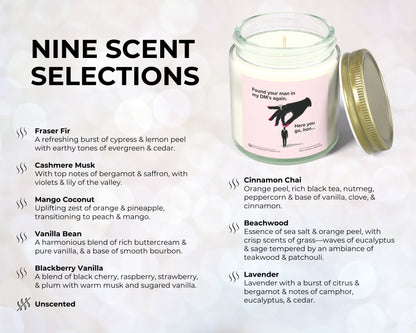 Cheeky DM’s Candle – Snatch ’Em. Light It Up.