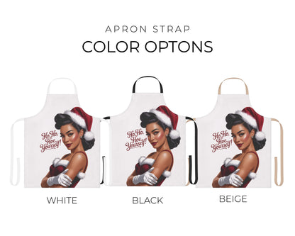 Ho Ho Hoe Yourself Apron – Vintage Vixen (White Apron)