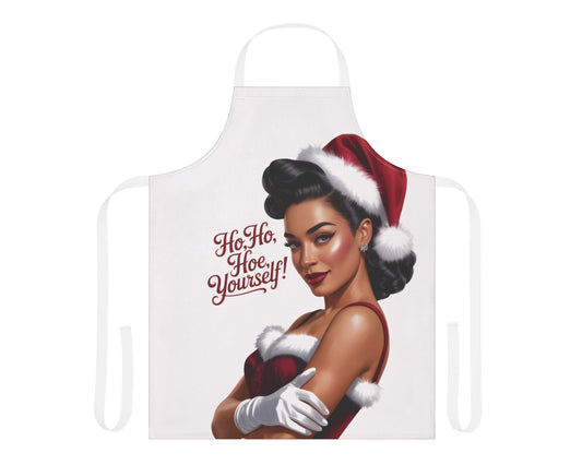 Ho Ho Hoe Yourself Apron – Vintage Vixen (White Apron)