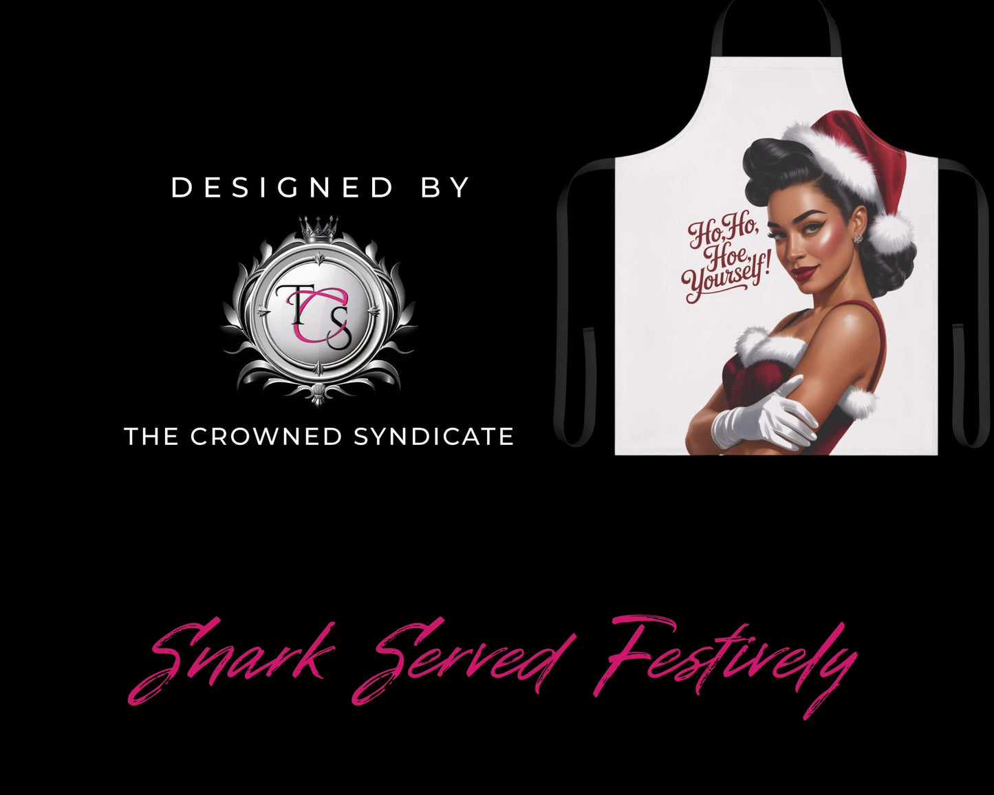 Ho Ho Hoe Yourself Apron – Vintage Vixen (White Apron)